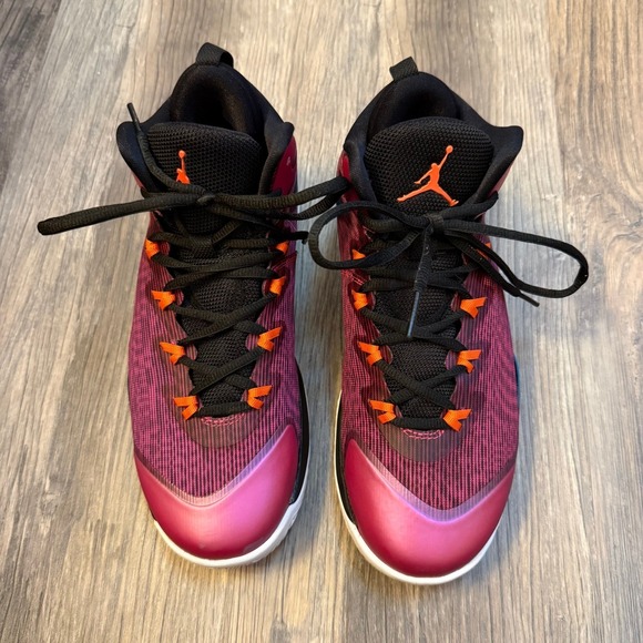 Nike Air Jordan Super Fly3 Fusion‎ Pink Teal Basketball Shoes Youth 6Y Athletic - Picture 5 of 11